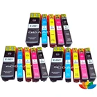 15 шт., картриджи для принтера epson xp820 xp605 xp600 xp800 xp700 xp520 xp620 xp625 xp720 xp610