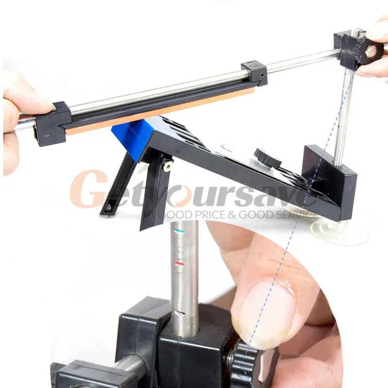 Pro кухонный нож точилка края Заточка система Fix-angle + 4 точильный камень | Дом и сад