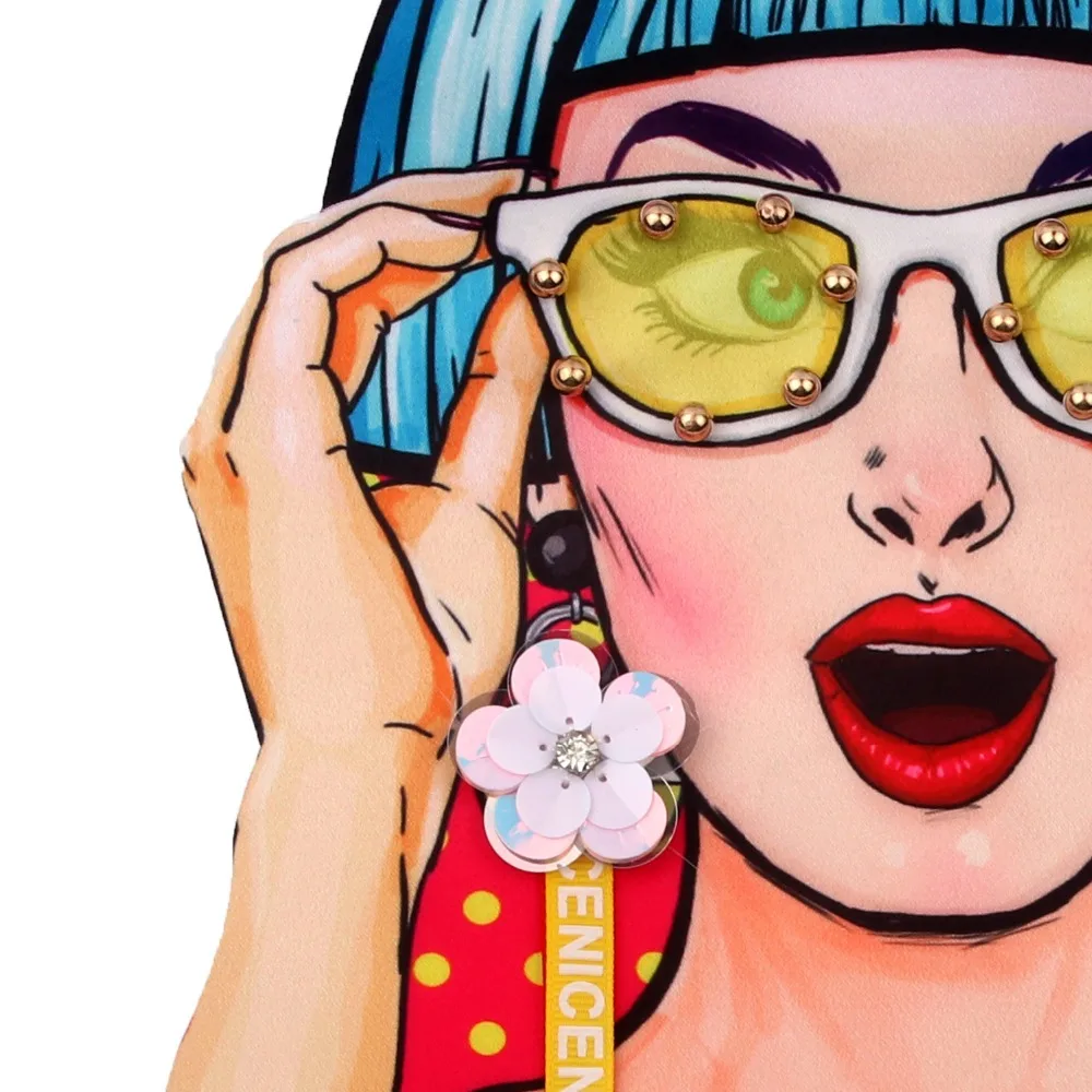 Нашивки с бусинами и цветами для девушек 39 см|Заплатки| |