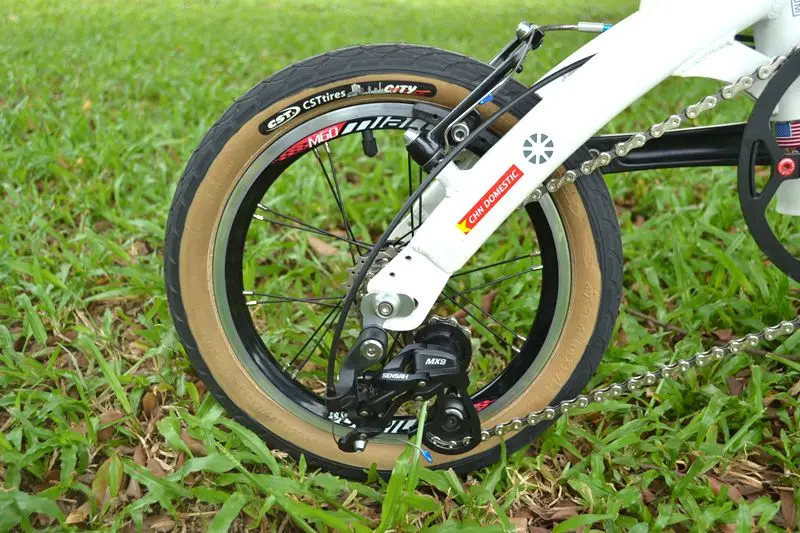 Складной велосипед внешний 3 задний переключатель скорости вешалка bmx для