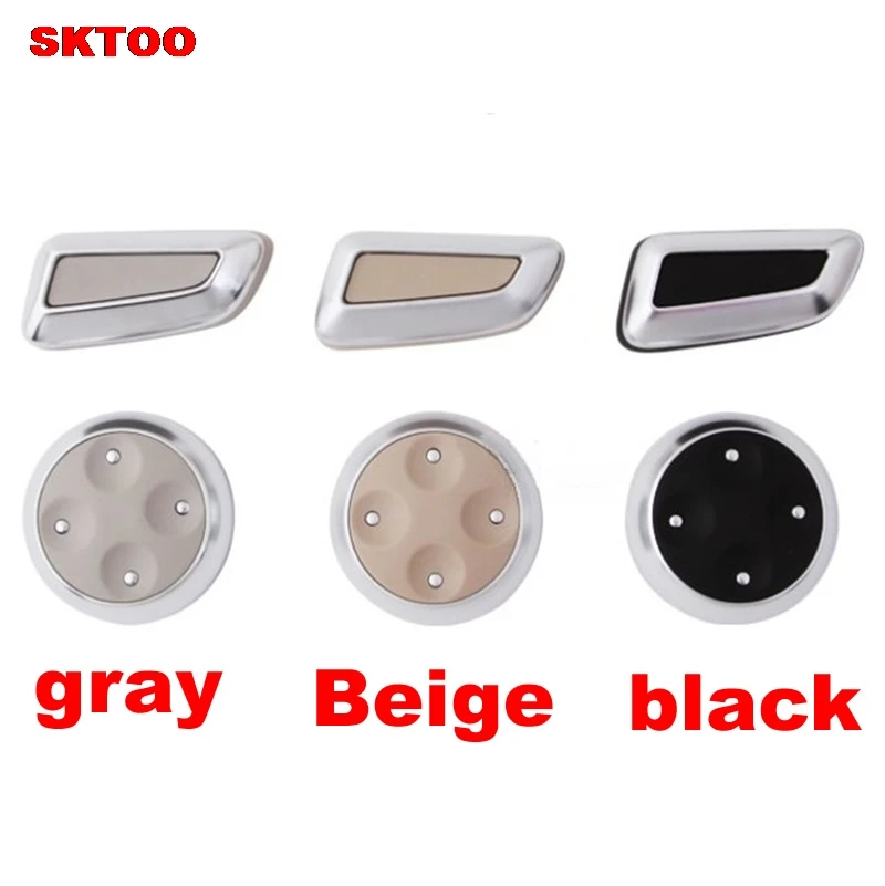 

Car styling Interior Auto Seat adjustment button switch Cover trim decorative for Audi A4 B8 A6 C6 C7 A5 A7 Q5 Q3 Accessories