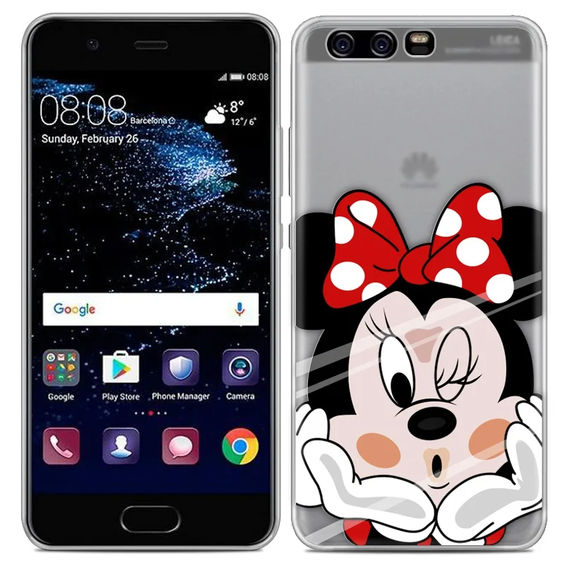 TPU Soft Cases for Huawei P10 P 10 Silicone Case Back Cover Plus P10Plus Phone Shell Cartoon Fundas |