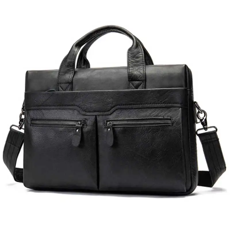 9005A3black MVA мужской портфель s Сумки из натуральной кожи мужские портфели сумки Офисные Сумки для мужчин Кожаная сумка для ноутбука Бизнес Портфель s - Цвет: 9005A3black