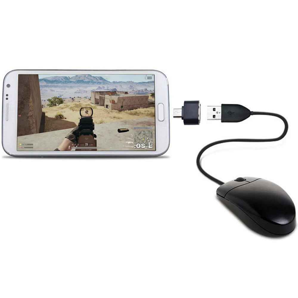 Ahowie Mini OTG USB кабель адаптер Micro к для планшетных ПК Android Samsung HTC Xiaomi sony|Переходники и