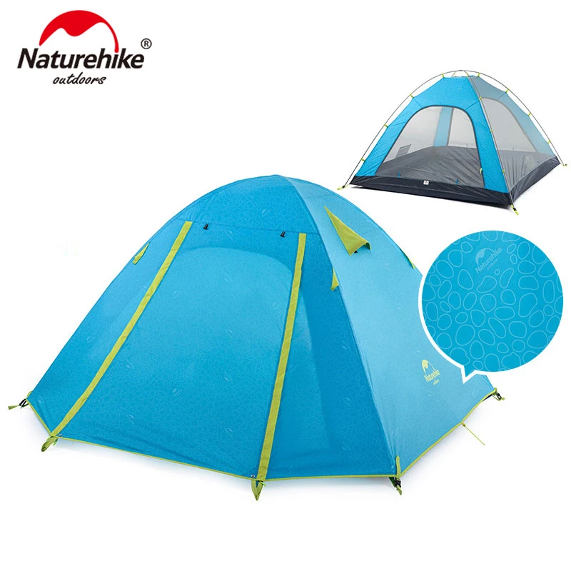 

NatureHike P серии классика палатка 210 т ткань для 4 человек NH15Z003-P