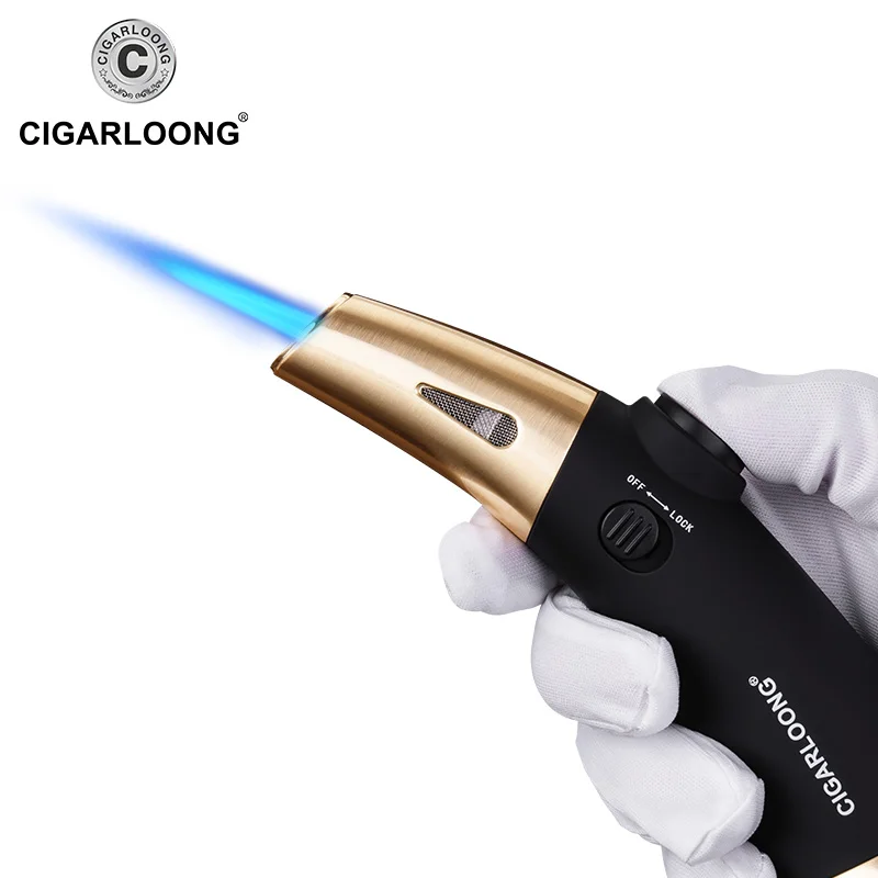 

Cigar lighter windproof straight inflatable Big firepower large lighter CB-0908