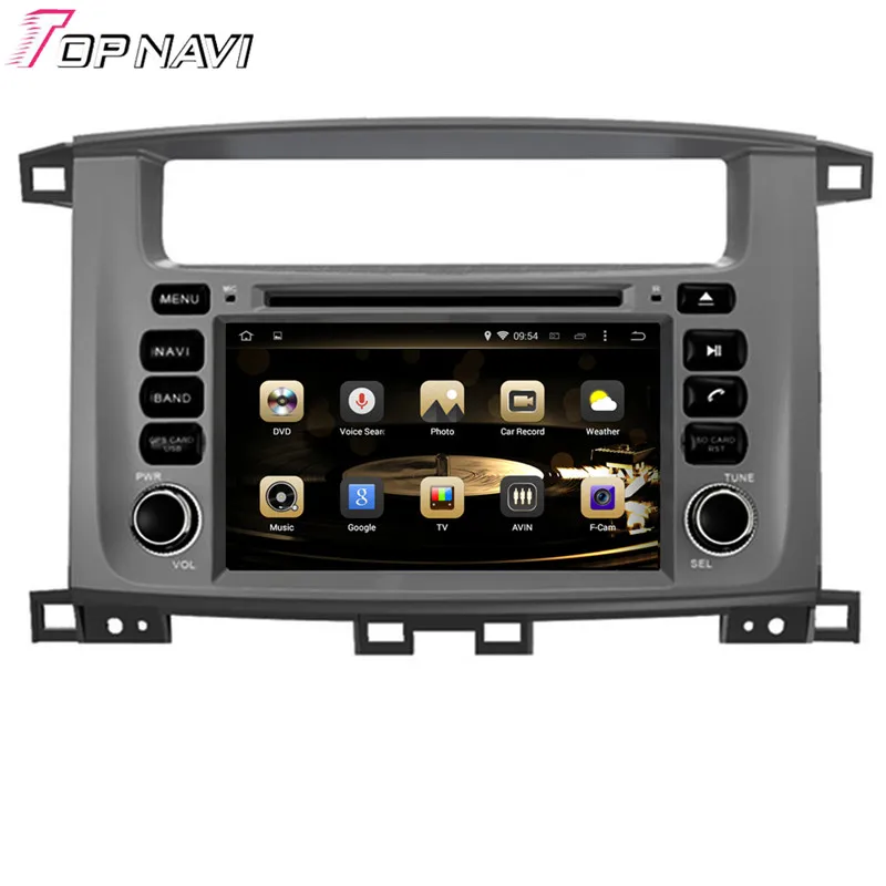Topnavi 7 ''Octa Core 4 Гб RAM Android 6 0 Автомобильный видеоплеер для TOYOTA LAND CRUISER 100 1998-2007/LC