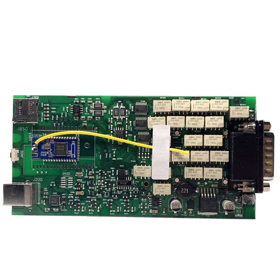 Зеленый одноплатный OBDIICAT-CDP 2016 00 с Keygen obd2 сканер bluetooth Авто диагностический