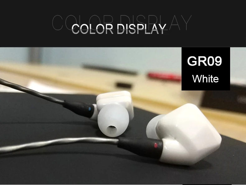 Vsonic GR09 керамический сменный кабель динамическая шумоизоляция HIFI наушники-вкладыши