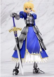 Fate Stay Night Saber Fate Zero Фигурки ПВХ 14 см brinquedos Коллекционные Фигурки игрушки для подарка на Рождество