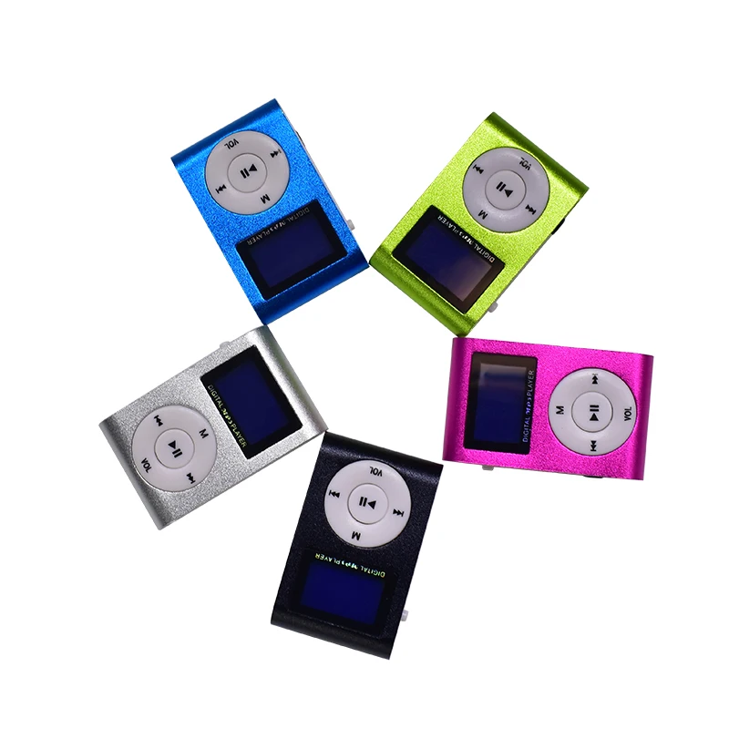 FGHGF мини mp3 USB репродуктор de MP3 дель-клип del ЖК-дисплей pantalla de la Ayuda 32 ГБ карта Micro SD TF CardSlick элегантные Deporte