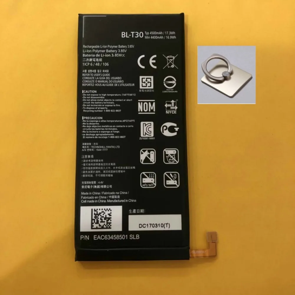 Новый BL T30 Батарея для LG X Мощность 2 II L64VL M320F M320N M322 L63BL K10 M320 M320DSN M320TV MLV7N + кольцо