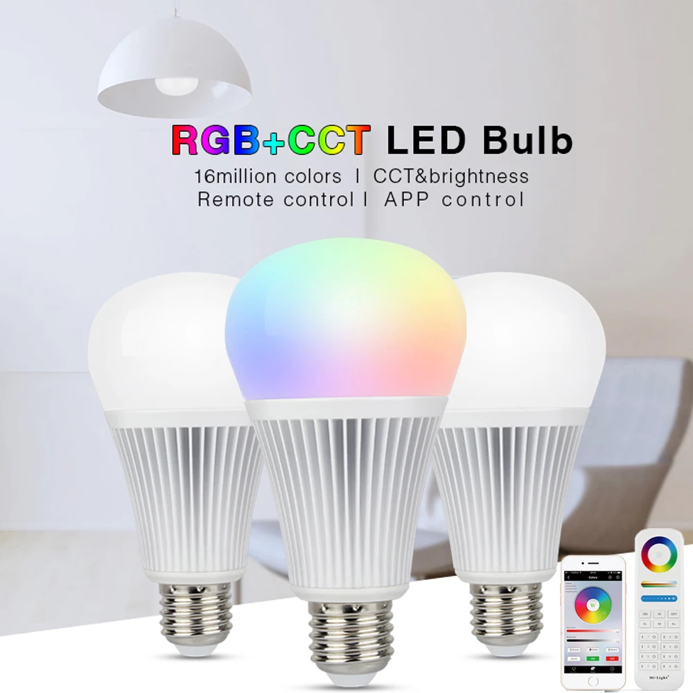 Mi светильник RGB CCT wifi светодиодный 12 Вт с регулируемой яркостью умная лампа E27 E14 GU10