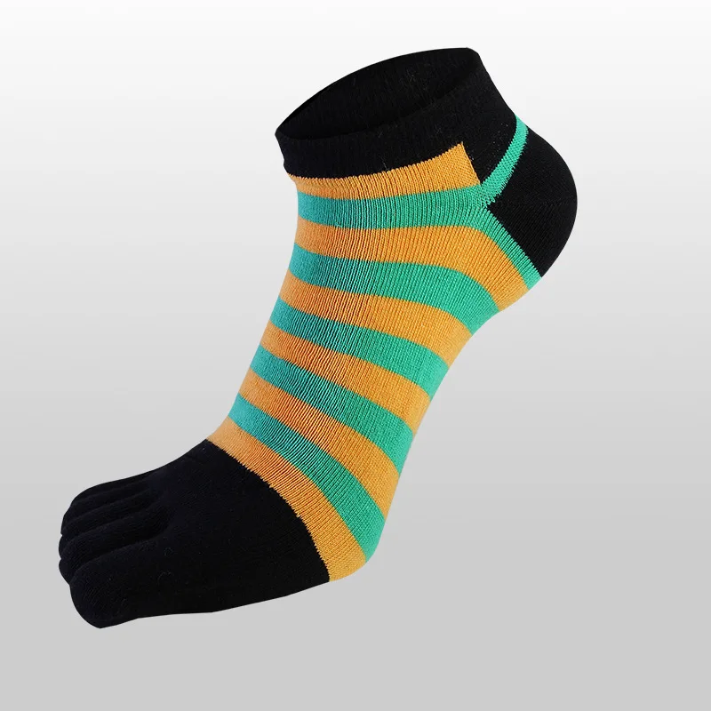 5 пар/лот летние мужские носки хлопковые дышащие с пятью пальцами для мальчиков