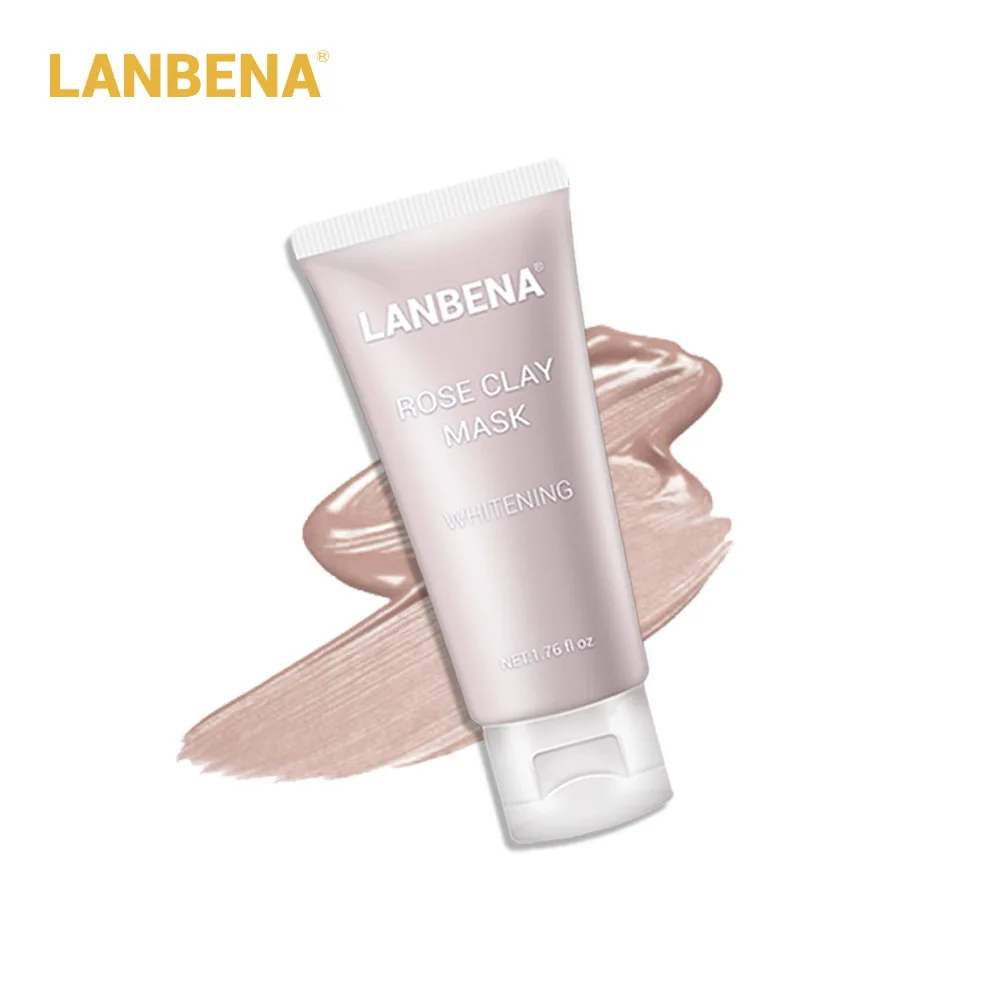 Новая глина LANBENA маска для лица+ бамбуковый уголь+ черника+ Роза Глубокая очистка удаляет жир сужает поры Питательный Уход за кожей TSLM1