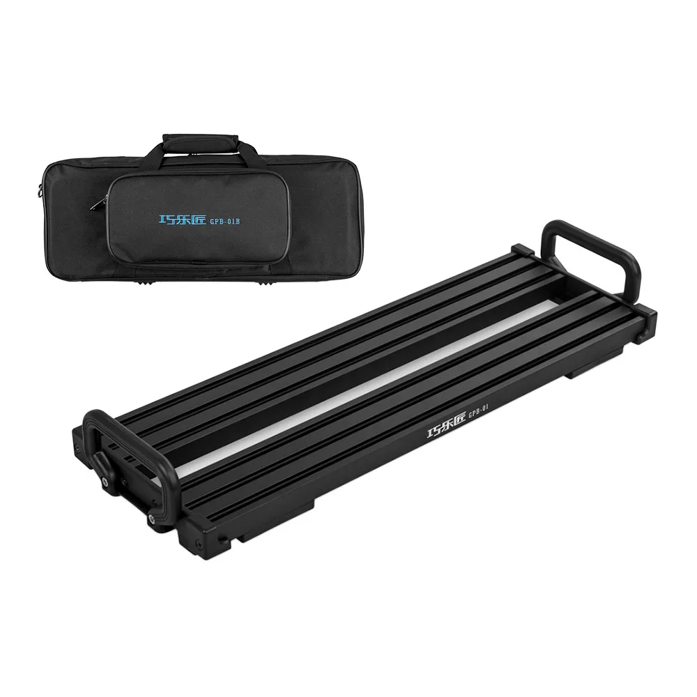 Педальная панель для гитары из алюминиевого сплава с сумкой переноски размер S/M/L