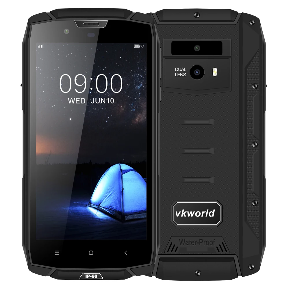 VKworld VK7000 IP68 Водонепроницаемый мобильный телефон 5 2 дюймов 4 Гб Оперативная память