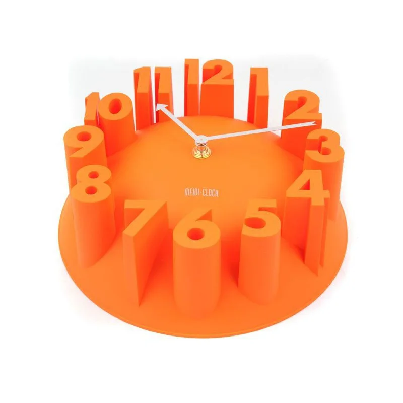 3D настенные часы цифровые Большой декоративные современный дизайн тихий висит