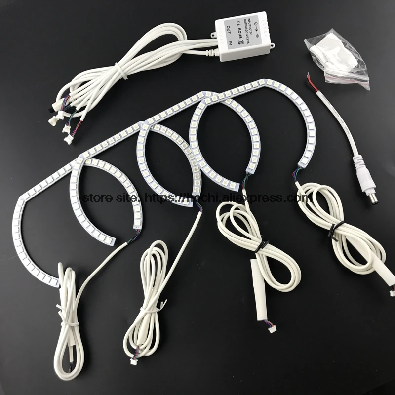 HochiTech с несколькими цветами RGB Цвет светодиодный Ангельские глазки гало кольца