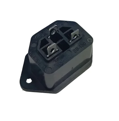 Шасси женский 3PIN AC IEC320 C13 C14 Встроенный адаптер для розетки Промышленный разъем