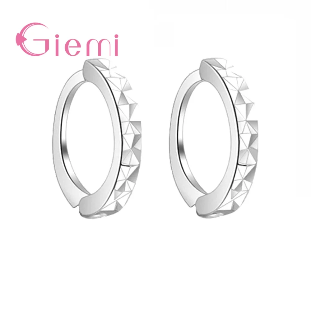 Silver Without Ring Новое поступление, однотонные 925 пробы, серебряные серьги DIY, аксессуары, 20 шт./партия, розничная цена, женские модные серьги-кольца - Цвет: Silver Without Ring
