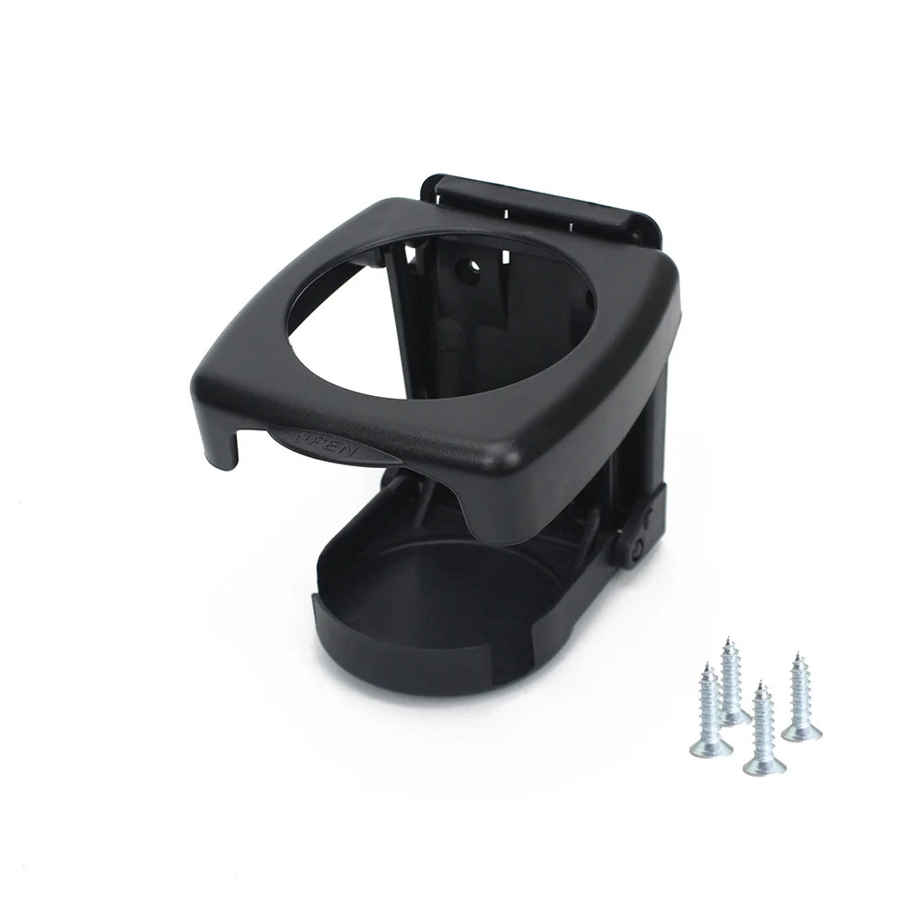 Black Cup Holder Складной автомобильный держатель для стаканов, автомобильные принадлежности, держатель для стаканов для напитков, органайзер, черный, универсальный для Ford Kia Nissan Honda Opel - Название цвета: Black Cup Holder