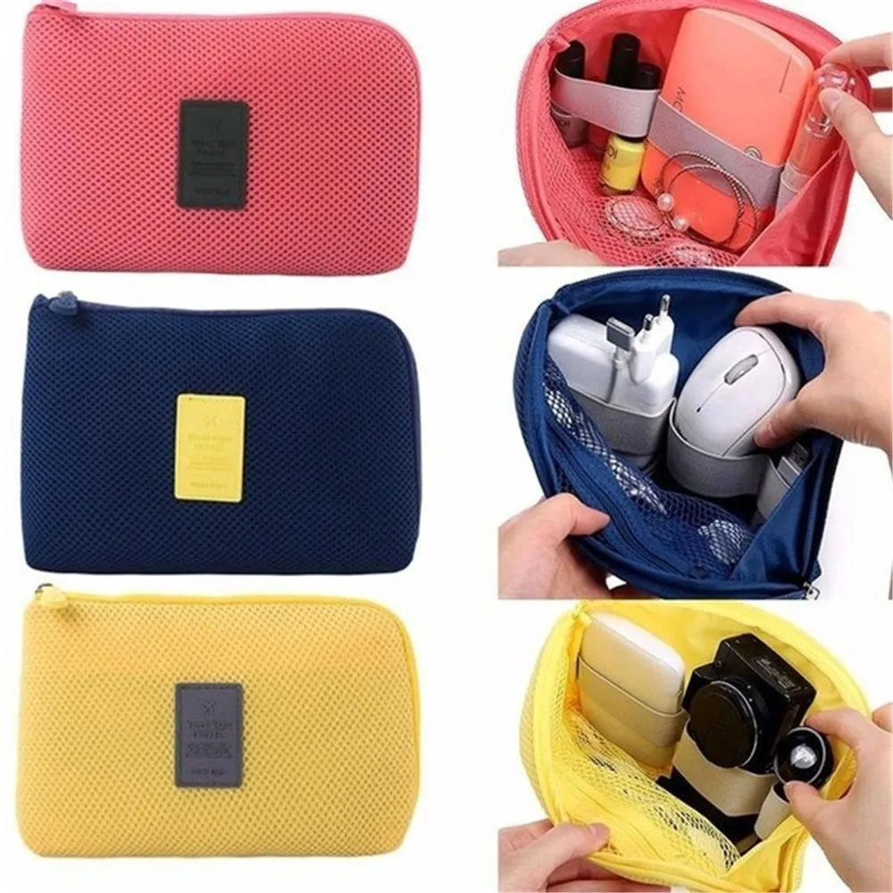 Portable Kit Case Storage Bag Digital Gadget Devices USB Cable Earphone bag | Электроника