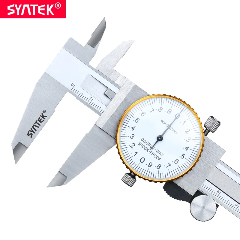 Syntek 0 150 микрометр измерительный прибор штангенциркуль с циферблатом