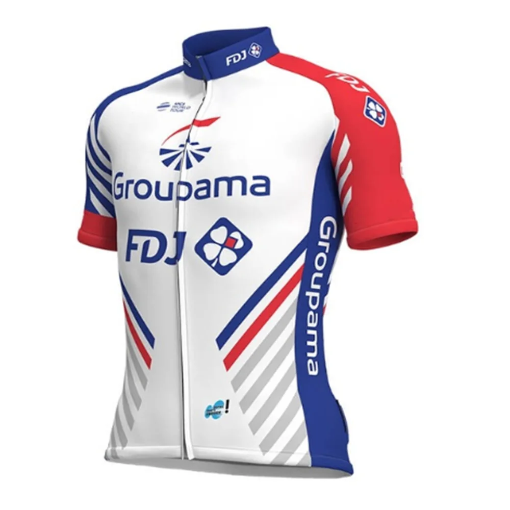 Новинка Pro team groupama FDJ майки для велоспорта дышащий Ropa Ciclismo MTB короткий рукав велосипедная ткань 9D гель