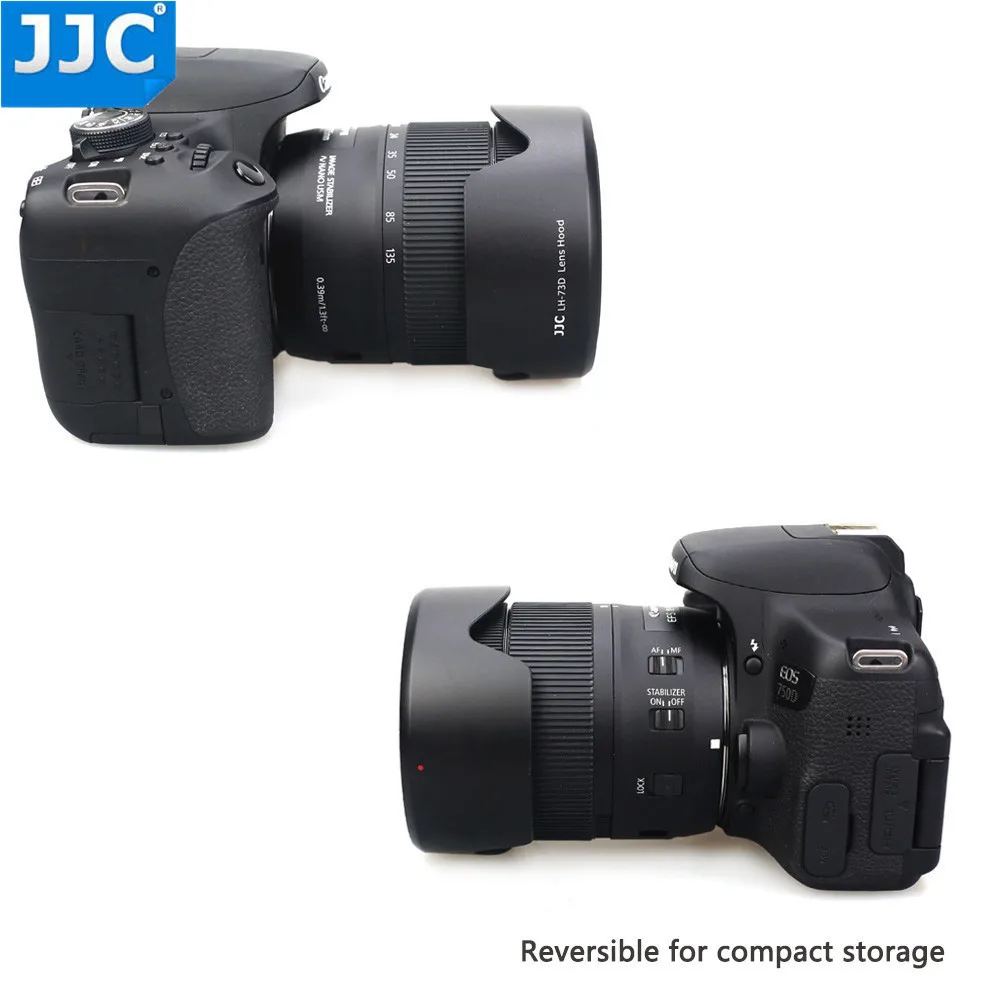 JJC байонетная камера Цветочная бленда объектива для Canon EF-S 18-135 мм f/3,5-5,6 IS USM Объектив заменяет EW-73D