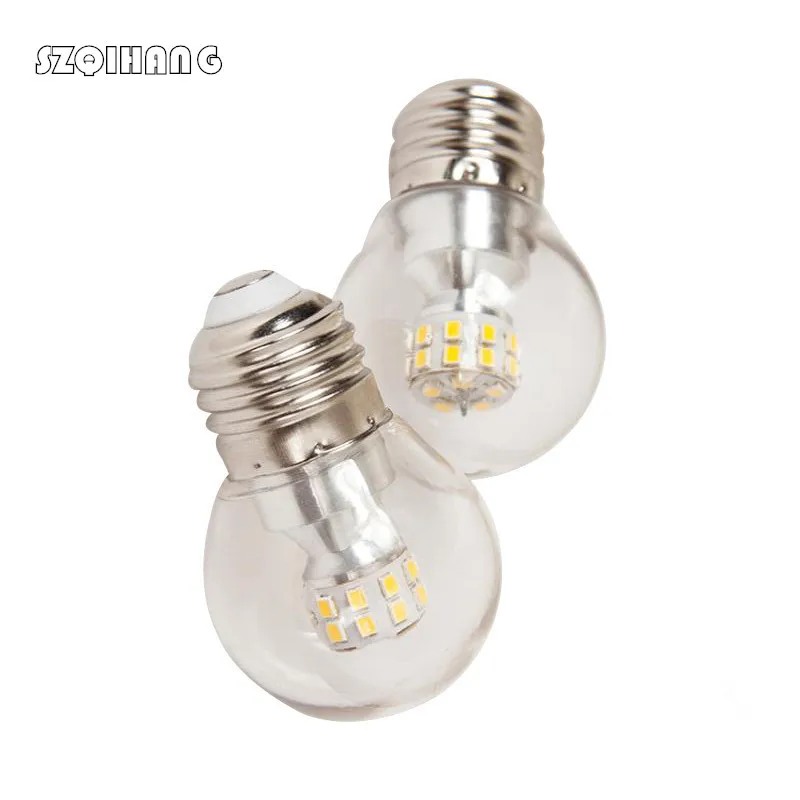 E27 SMD2835 25LED/35LED/45LED 5W/7W/9W Glass Housing LED Energy Saving Lamp  Shape Spot Light 85-265V