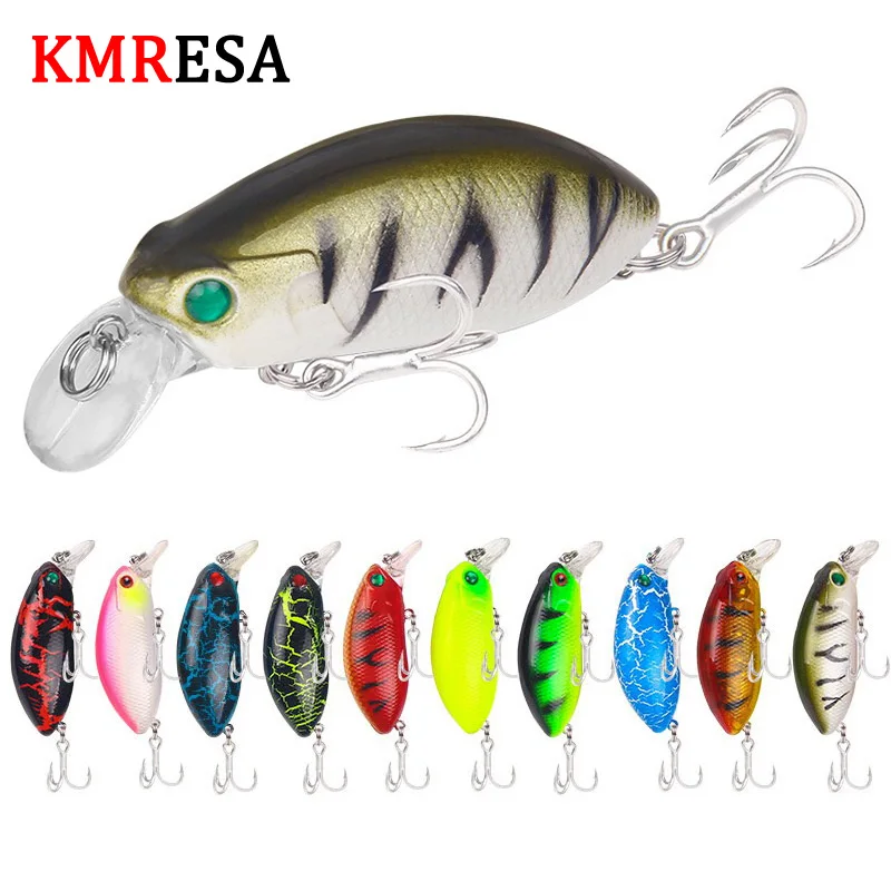 Kmresa 1 шт. 60 мм 11 г Crankbait Поверхностная Рыбная приманка искусственная минноу воблер