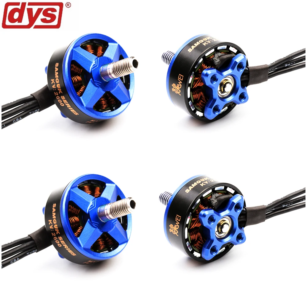 4 шт. DYS Samguk серии Wei 2207 кв 3 4S/кв 6S бесщеточный двигатель для радиоуправляемой