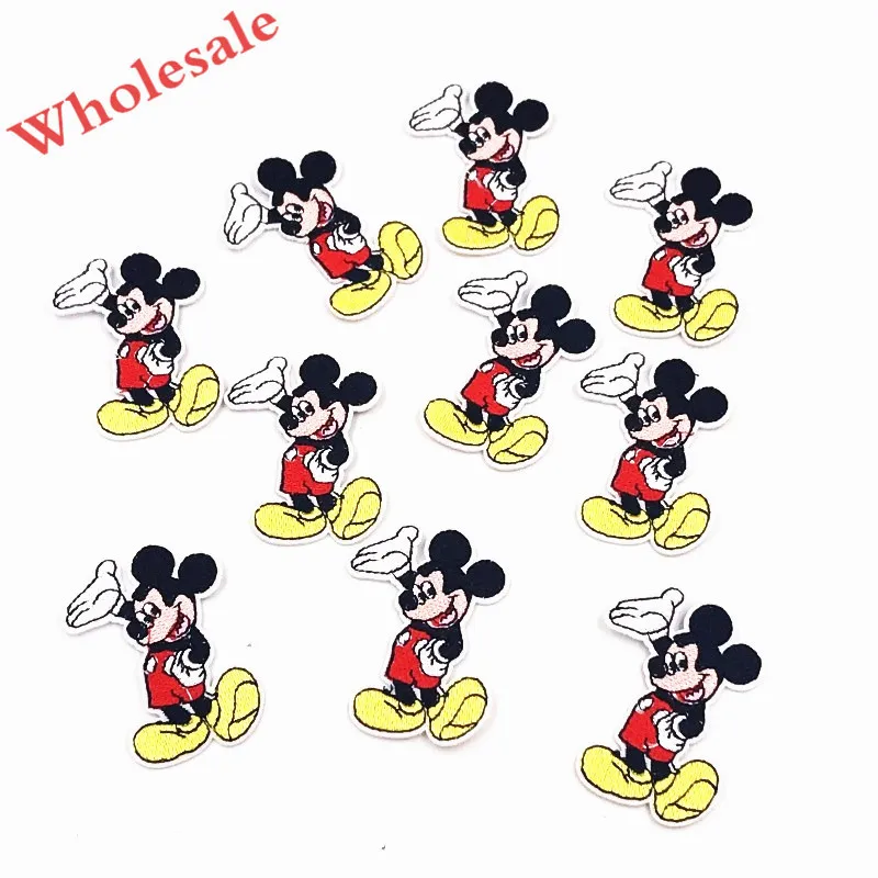 Новая упаковка 10 шт. вышитая мышка животные нашивка утюжок на шитье аппликация