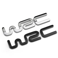 1pcs wrc sticker emblem best electroplate metal badge for car body trunk lid auto sticker decals emblem