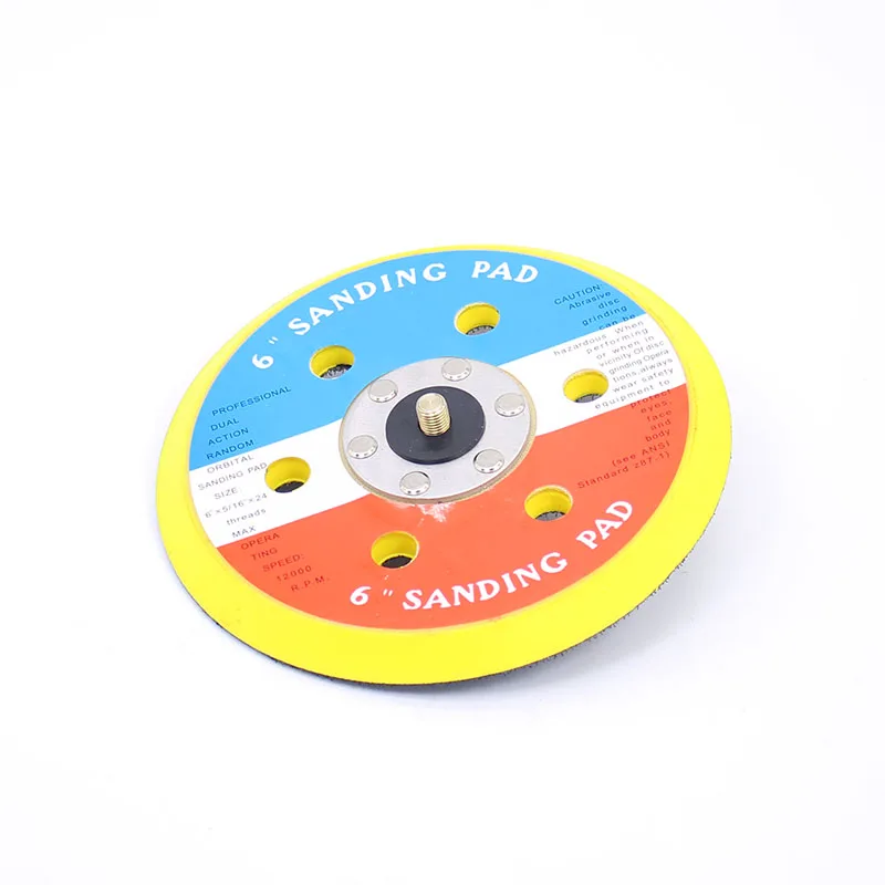 1 шт. 6 дюймов отверстий пневматический вакуумный шлифовальный станок детали диск