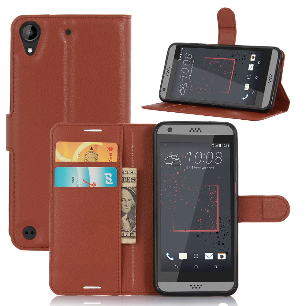 530 чехол для HTC личи шаблон кошелек карта Стент Флип кожаный черный D530 HTC530 чехлы |
