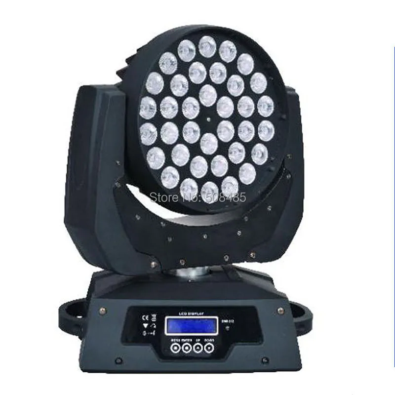 4 шт./лот Светодиодная панель zoom Light 36*10 Вт RGBW вращающийся головной свет