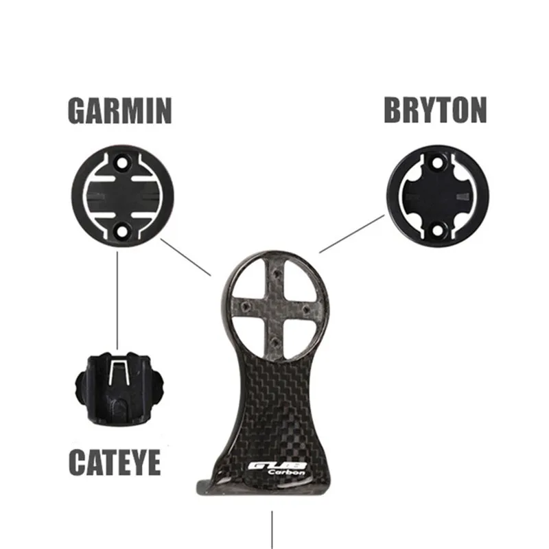 Крепление для велосипедного компьютера из углеродного волокна Garmin Cateye Bryton Edge