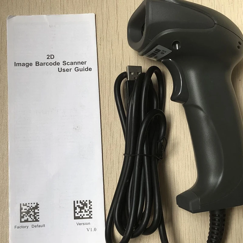 Xeumior портативный Проводной USB 2D считыватель штрих кодов QR сканер кода сканирующий