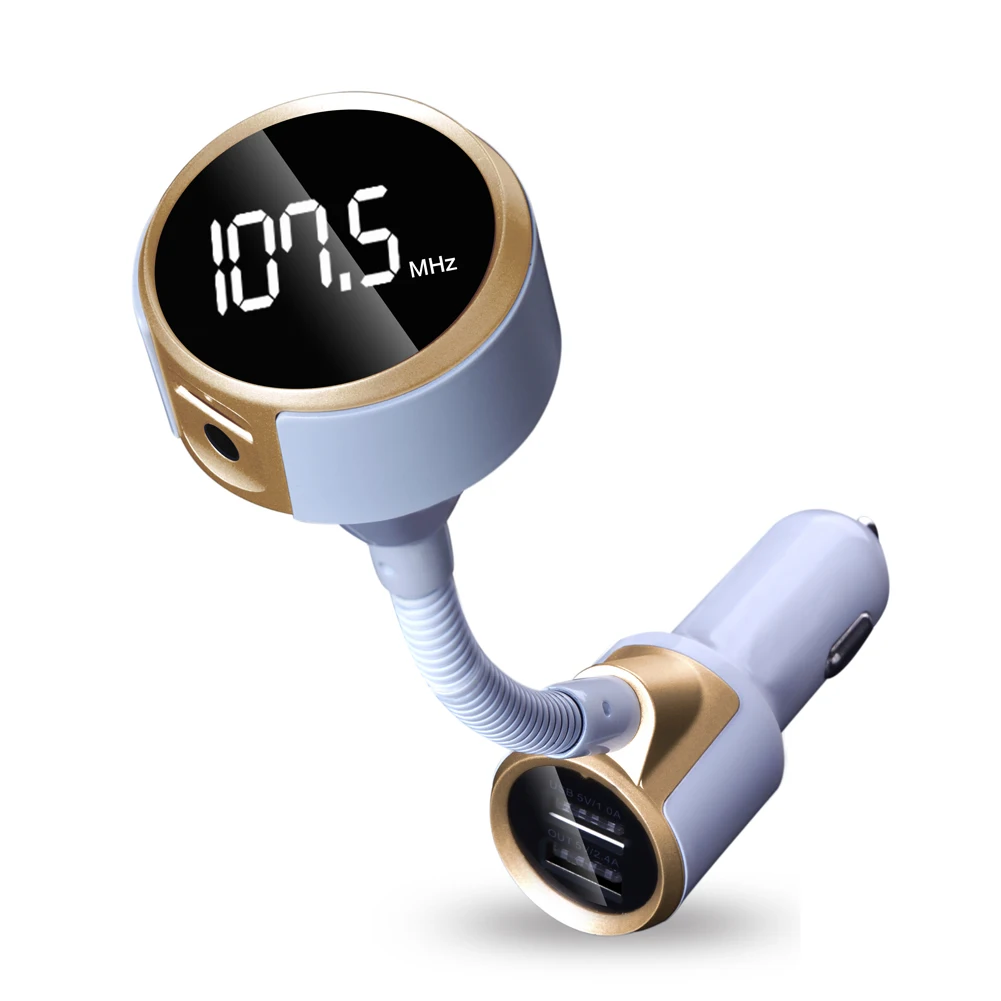 1 шт. Bluetooth автомобильный комплект беспроводной fm передатчик радио адаптер