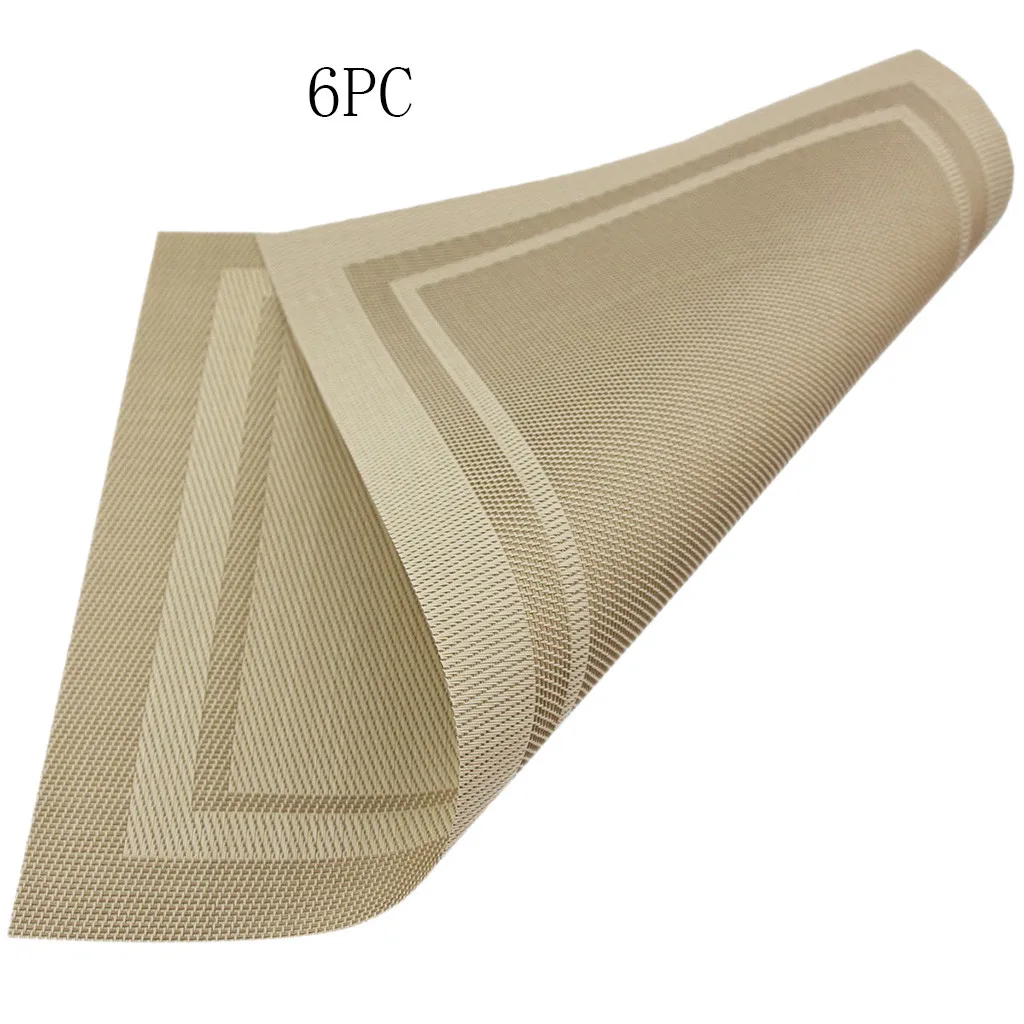 6 шт. домашний обеденный коврик изоляционный моющийся семейный особенности