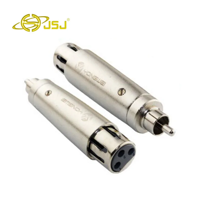 JSJ микрофонный аудио адаптер разъем XLR 3Pin мама к RCA папа розетка 1 шт.|xlr 3pin|to rcaxlr xlr |