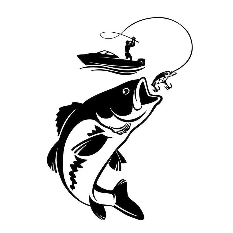 2 шт. рыболовные блесны удочка для удочки сети рыба автомобильные наклейки