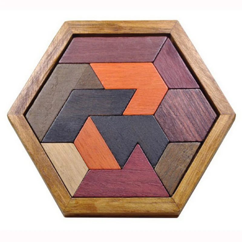 Забавные деревянные игрушки геометрическая форма абнормии головоломки