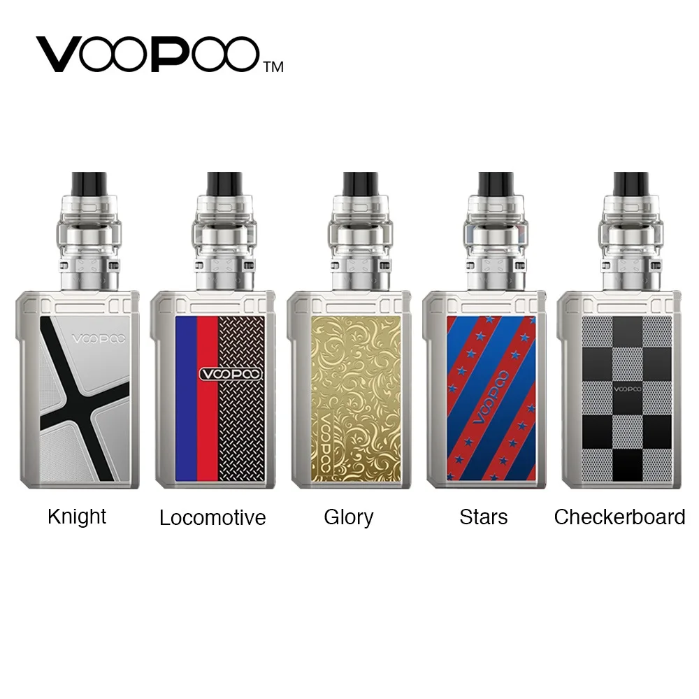 100% оригинальный набор VOOPOO Alpha Zip с 180 Вт Box MOD и 2 мл/4 мл Maat Tank & GENE. Fit Chip vs Drag
