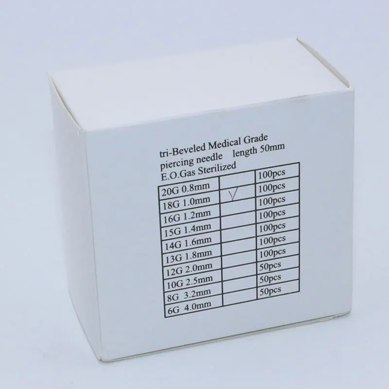100 шт. стерилизованные иглы для перманентного макияжа|Иглы тату| |