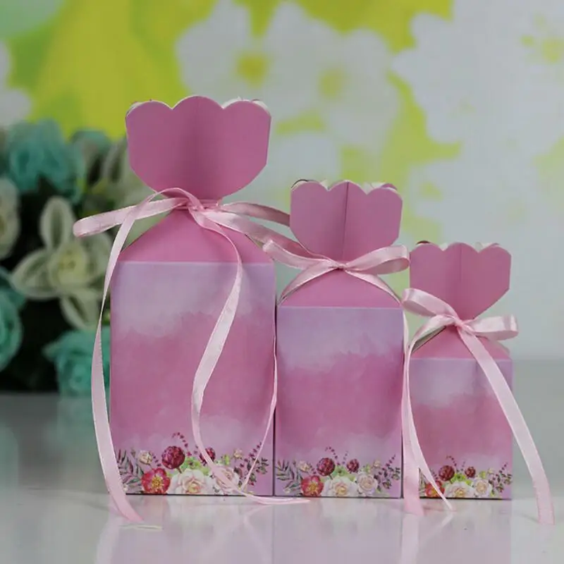 30 шт. индивидуальная подарочная коробка в форме вазы бумажные подарочные коробки