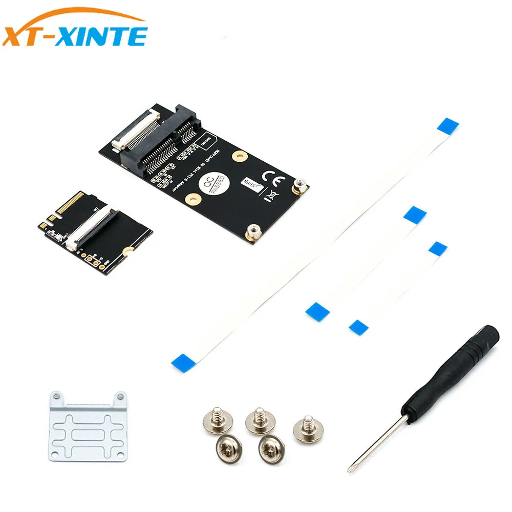 M.2 для NGFF Key A/E/A + E Mini PCI-E адаптер FPC кабель WiFi беспроводной полноразмерной