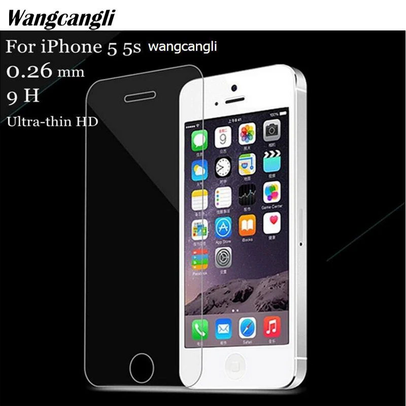 2.5D Защитное стекло для iphone if закаленное Защита экрана 5 SE 5S 5c 4 4S 9Н пленка|Защитные